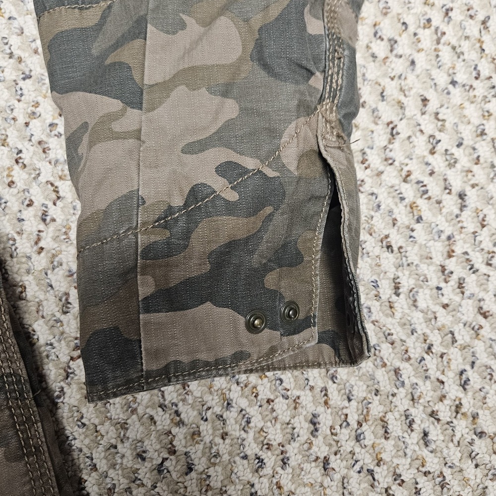 CARHARTT Women's Medium Hooded Camo Quilt Lined Jacket 100667 - Picture 6 of 9